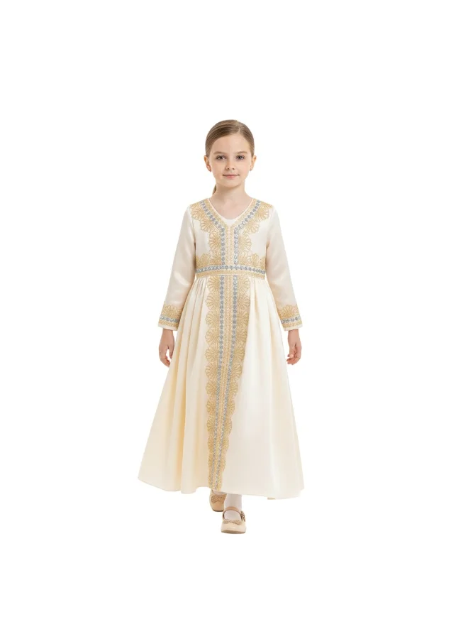 دىدانيالا جلابية دانييلا بلوم ذهبي كريمي